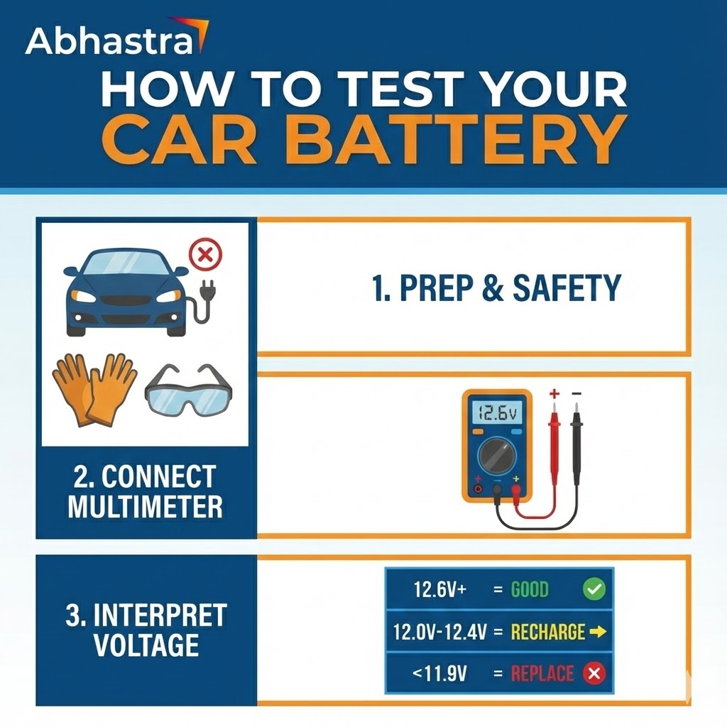 How to test car battery